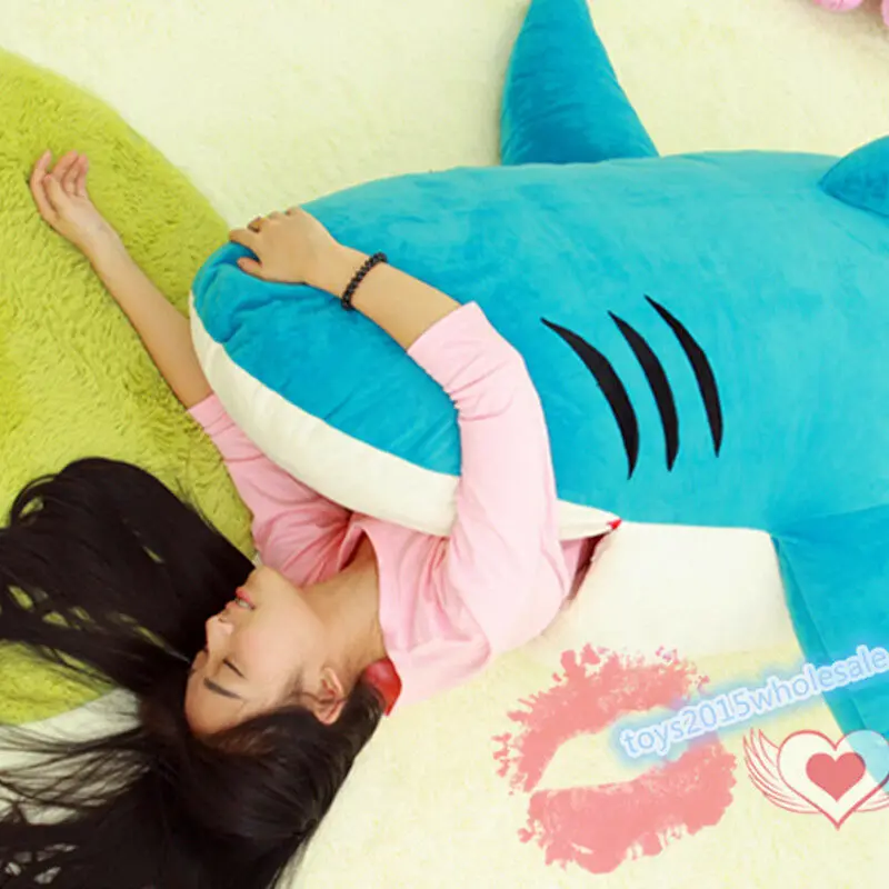 Гигантская большая акула Спящая Подушка Beanbag диван кровать плюшевые мягкие игрушки