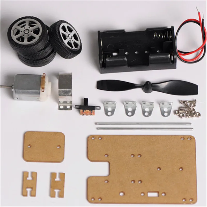 Smarian миниатюрный ветровой Автомобиль DIY головоломка Робот автомобиль шасси