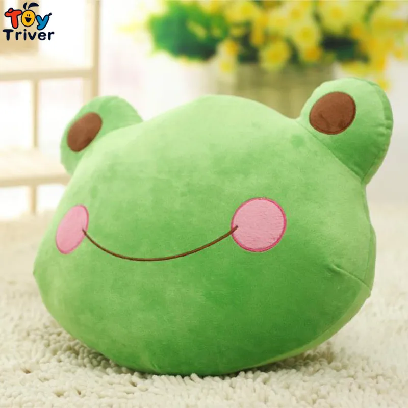 Kawaii лягушки Плюшевые игрушки Подушка Мягкие животные куклы детские для