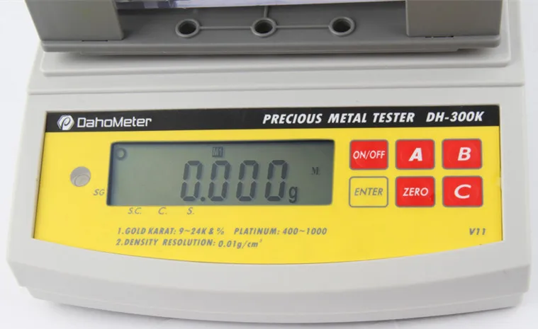 

DH-600K DahoMeter 2 Years Warranty Digital Electronic Gold Tester Machine , Gold Densimeter , Gold Purity Tester