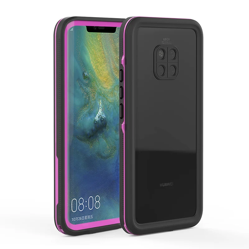 Водонепроницаемый чехол для плавания ming IP68 ДЛЯ huawei P30 P30Pro P20 Pro Чехол для дайвинга защита для плавания чехол для huawei P20 Lite mate 20Pro оболочка - Цвет: Pink