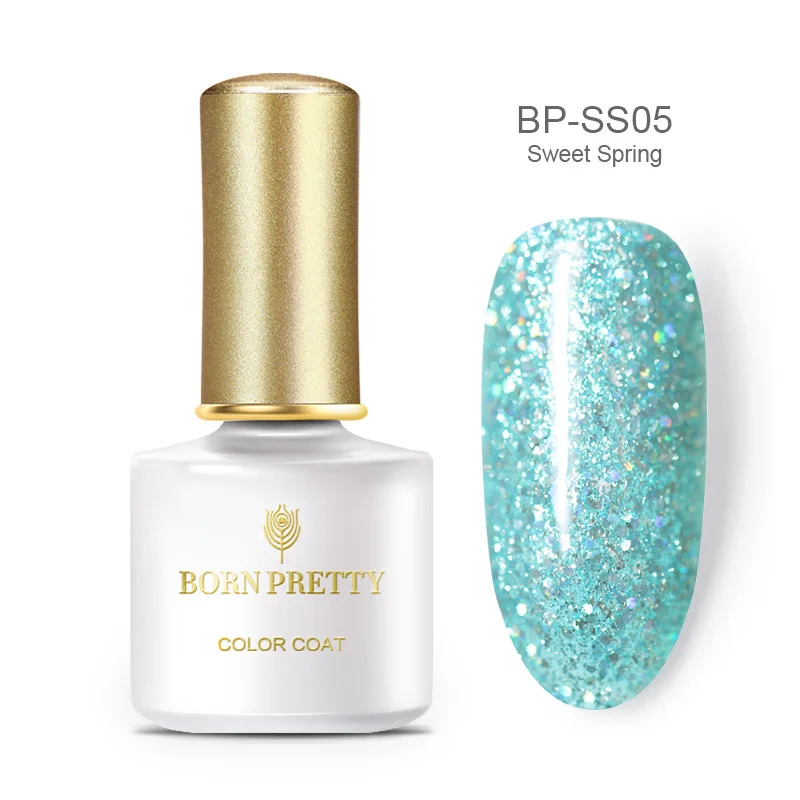 BP-SS05 BORN PRETTY, 6 мл, чистый цветной гель для ногтей, лак, серый, синий цвета, замачиваемый, УФ светодиодный, Полупостоянный Гибридный Гель для дизайна ногтей - Цвет: BP-SS05