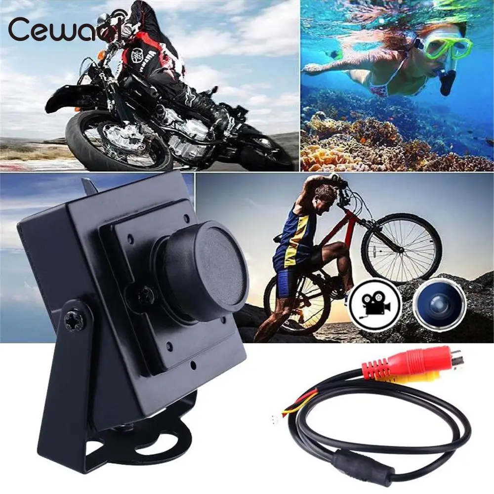 Cewaal FPV мини камера HD 600TVL для аэрофотосъемки полета видеокамера широкоугольная