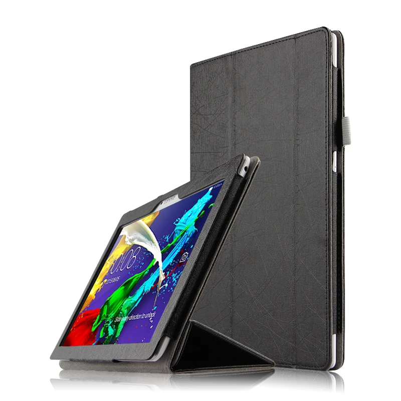Чехол-подставка из искусственной кожи для планшетов Lenovo TAB 2 диагональ экрана 10 1