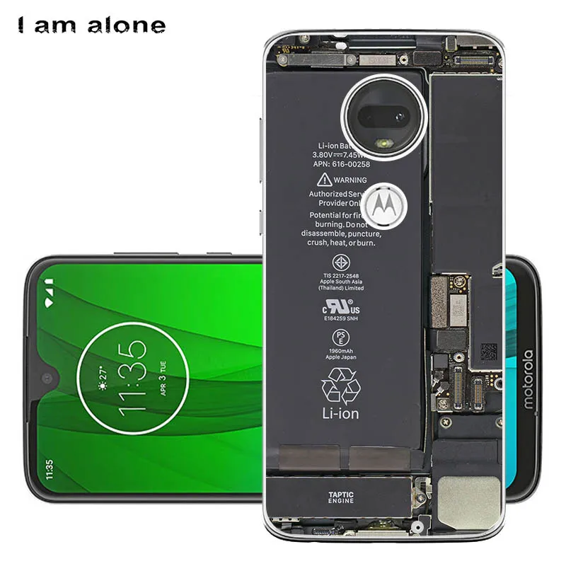 Чехлы для телефонов I am alone для Motorola Moto G7 G7 Play G7 power из мягкого ТПУ для мобильных телефонов модные сумки для Moto G7 - Цвет: Soft TPU S17