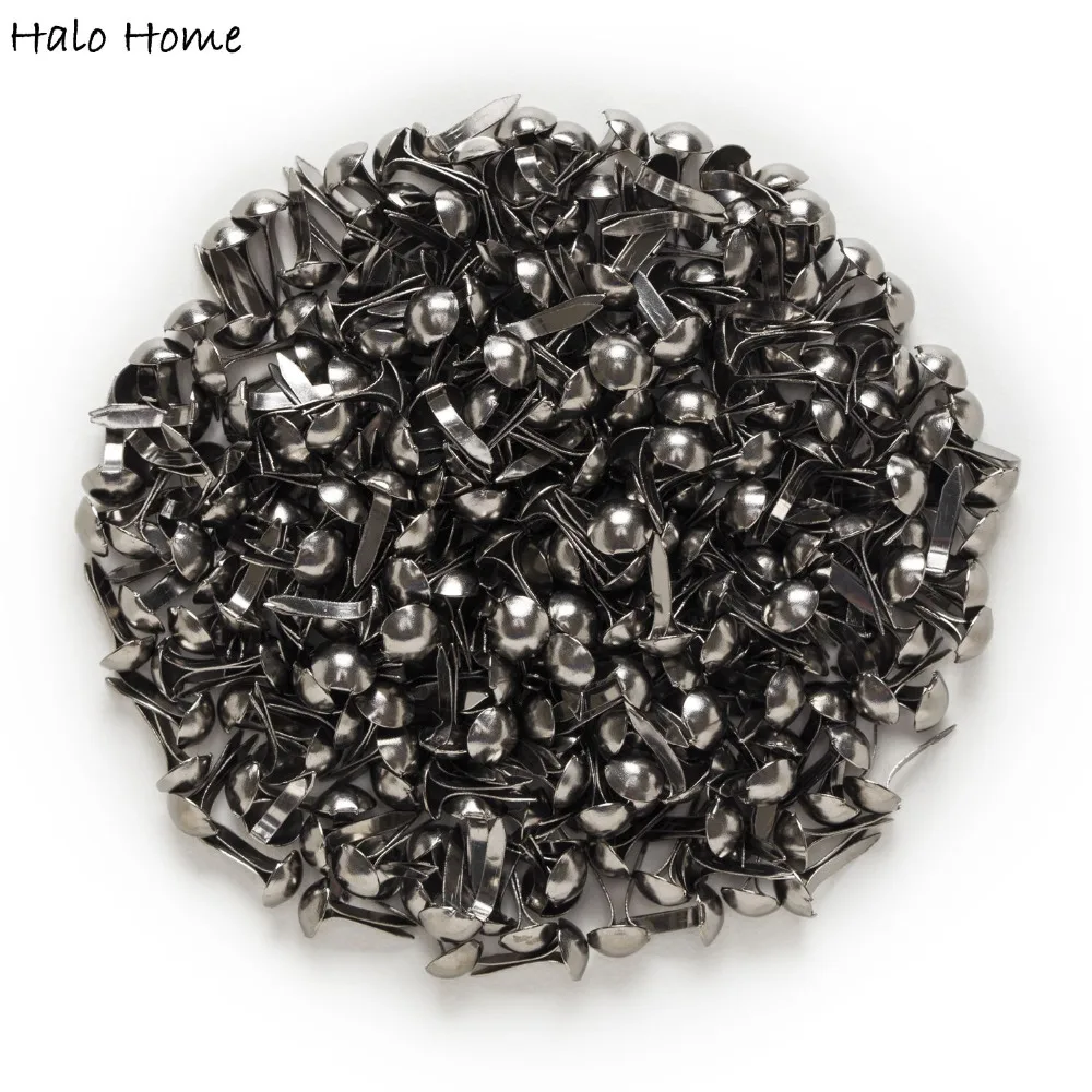 500 шт. темно-серый Пастель Круглый штифтики для скрапбукинга украшение