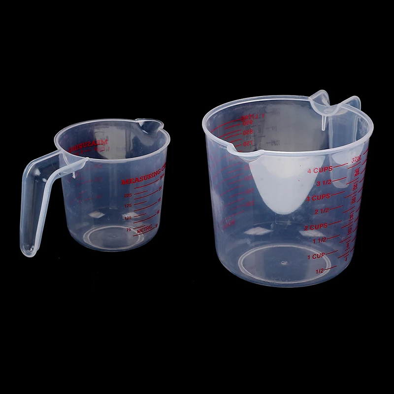 1 шт. 250/500/1000ML PP Пластик фляга цифровая мерная чаша шкала цилиндра измерения Стекло лаборатория инструменты