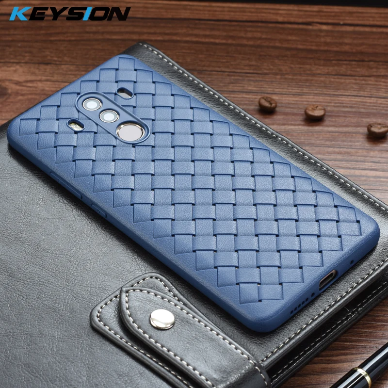 KEYSION супер мягкий чехол для телефона Huawei Mate 10 Роскошные тканевые Чехлы Hauwei