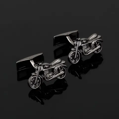 Запонки мужские мотоциклетные с 3d-рисунком, брендовые манжеты для рубашек, свадебные запонки, деловая бижутерия