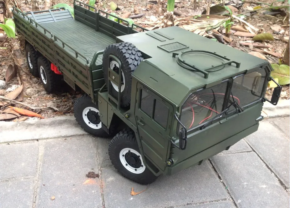 1/12 Масштаб RC военный 8x8 MC8 кросс внедорожный трактор Рок Гусеничный ураган