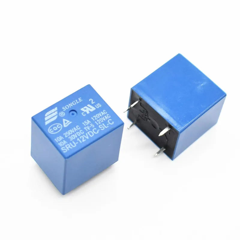 Реле мощности SRU 12VDC SL C 10A 250VAC 30VDC 5PIN|power relay|10a 250vac relay10a relay |