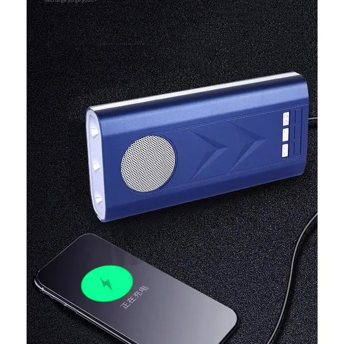 Bluetooth динамик 20000 мАч Внешний аккумулятор внешний 2 USB портативный мобильный