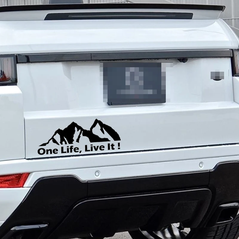 Внедорожные автомобильные наклейки ONE LIFE LIVE IT! Виниловая наклейка для
