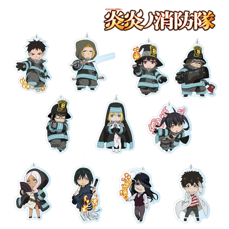 Аниме Enn No Shouboutai Fire Force Shinra Kusakabe фотобрелок сумка Подвеска фотоаксессуар