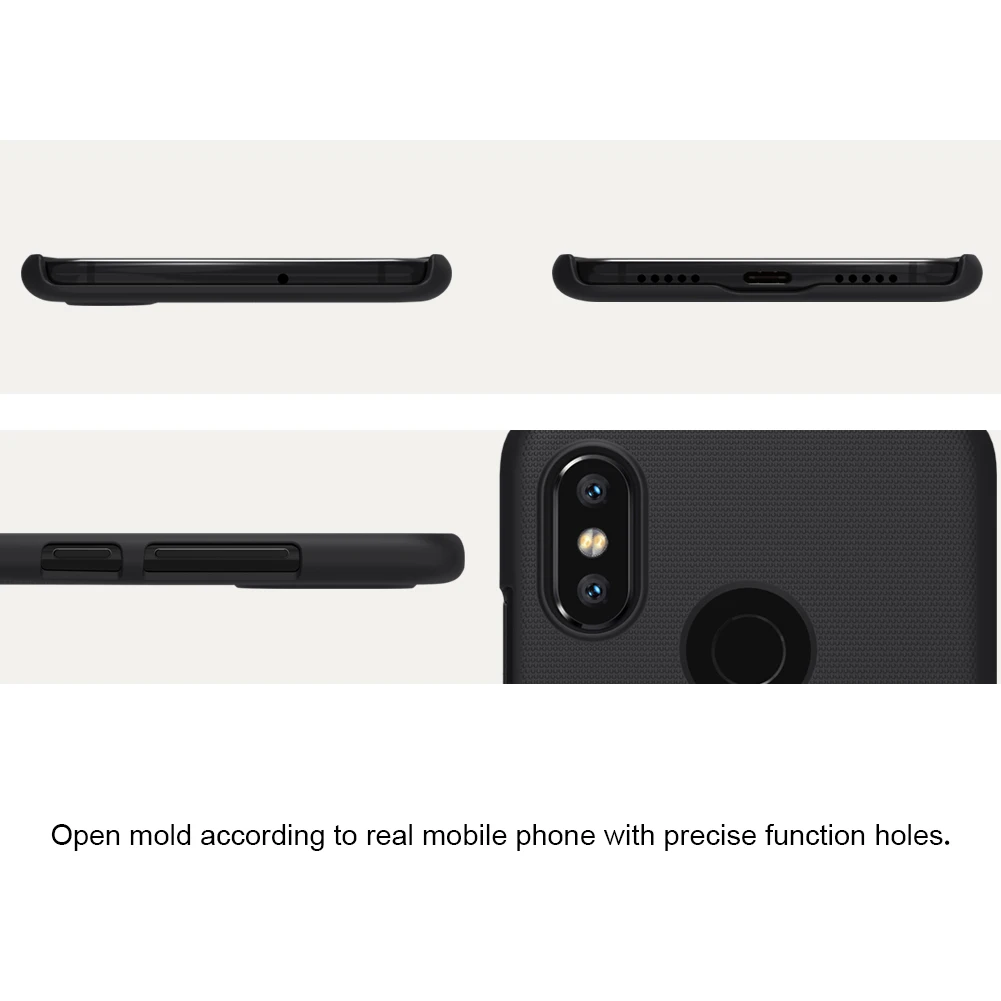 Чехол Nillkin для Xiaomi Mi8 матовый пластиковый жесткий чехол накладка из поликарбоната