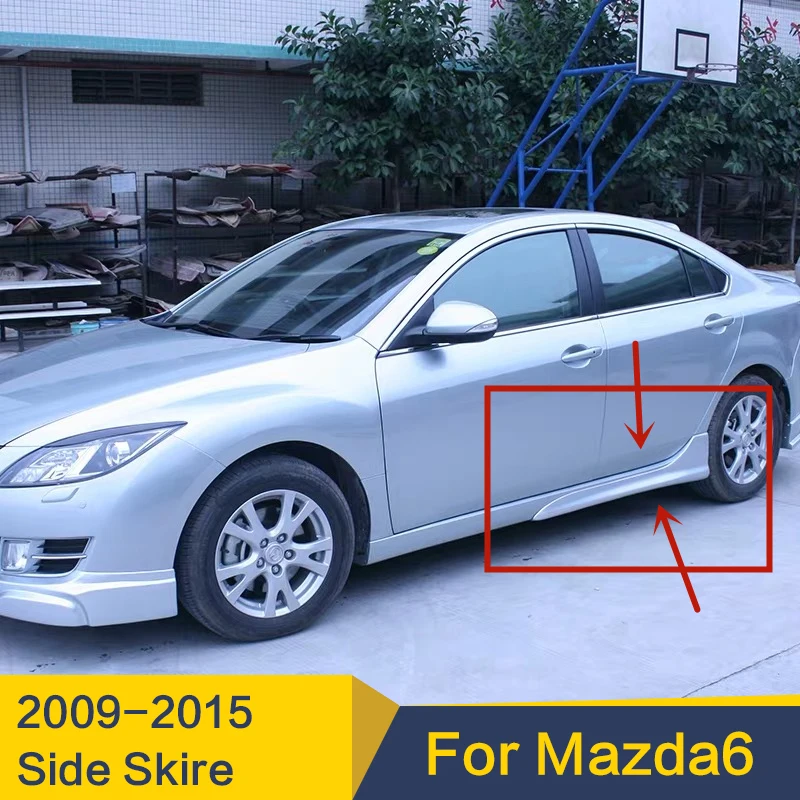 Используется для Mazda 6 боковые юбки чехол пороги бампер губы 2009 2015 год