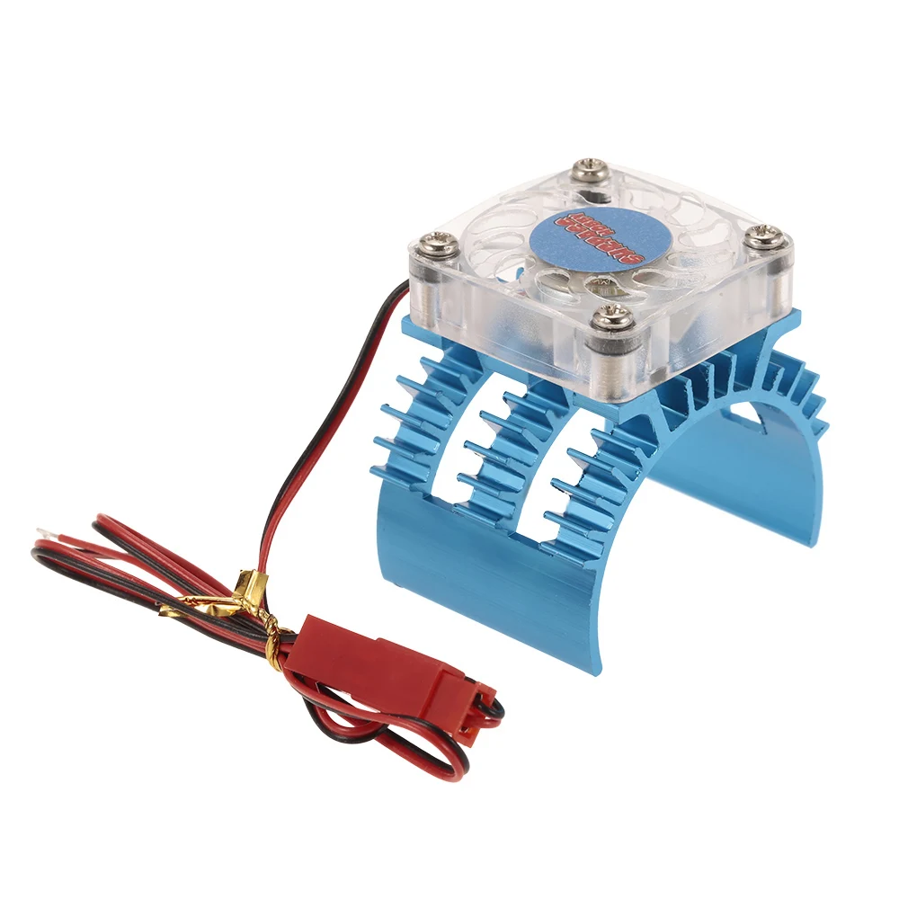 Радиатор двигателя с охлаждающим вентилятором для RC автомобиля 1/10 HSP HPI Wltoys Kyosho