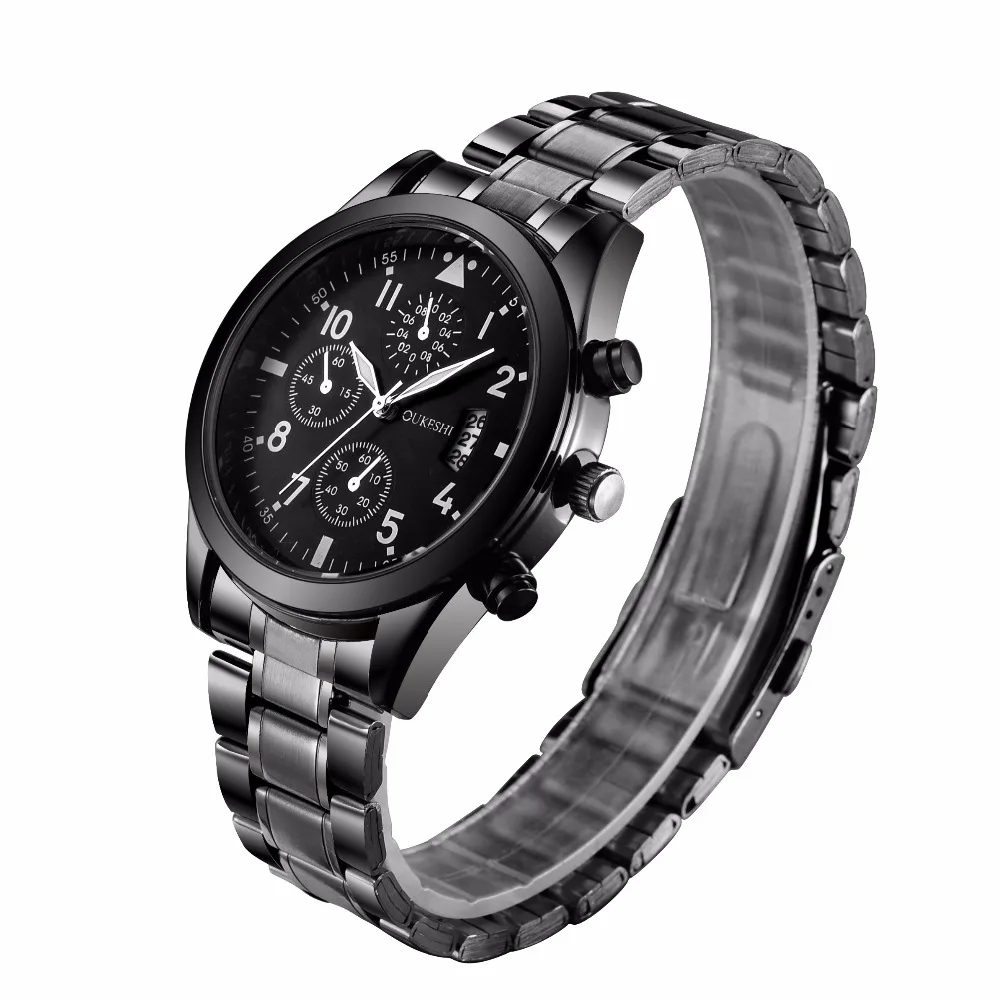 

OUKESHI Mens Watches Top Brand Luxury Casual Business Waterproof Date Quartz Wrist watch Men relogio masculino erkek kol saati