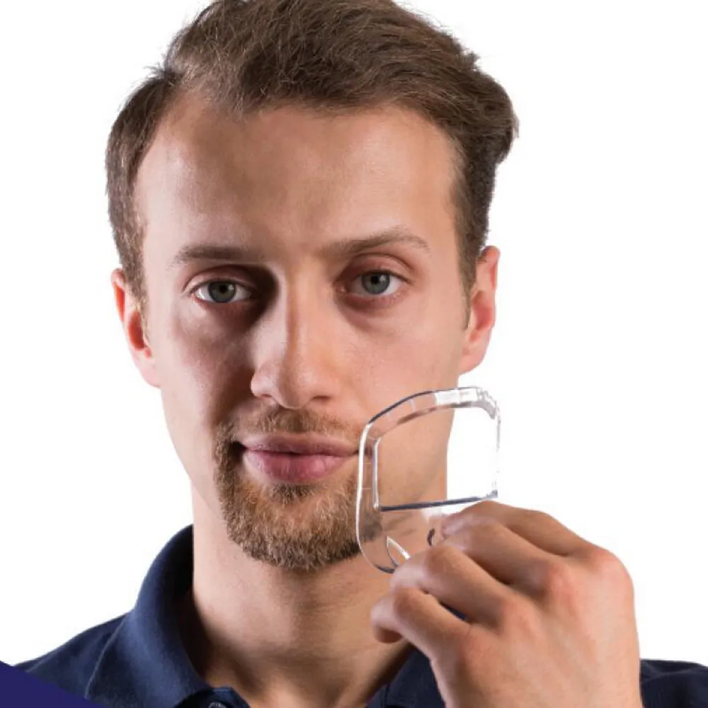 5 шт./компл. Инструменты для укладки бороды мужчин Модный шаблон формирования