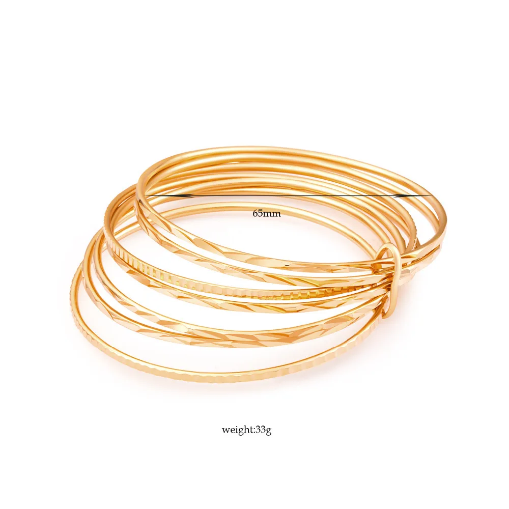 Акция 2019 Изящные Ювелирные изделия модный браслет из чистого золота тона для