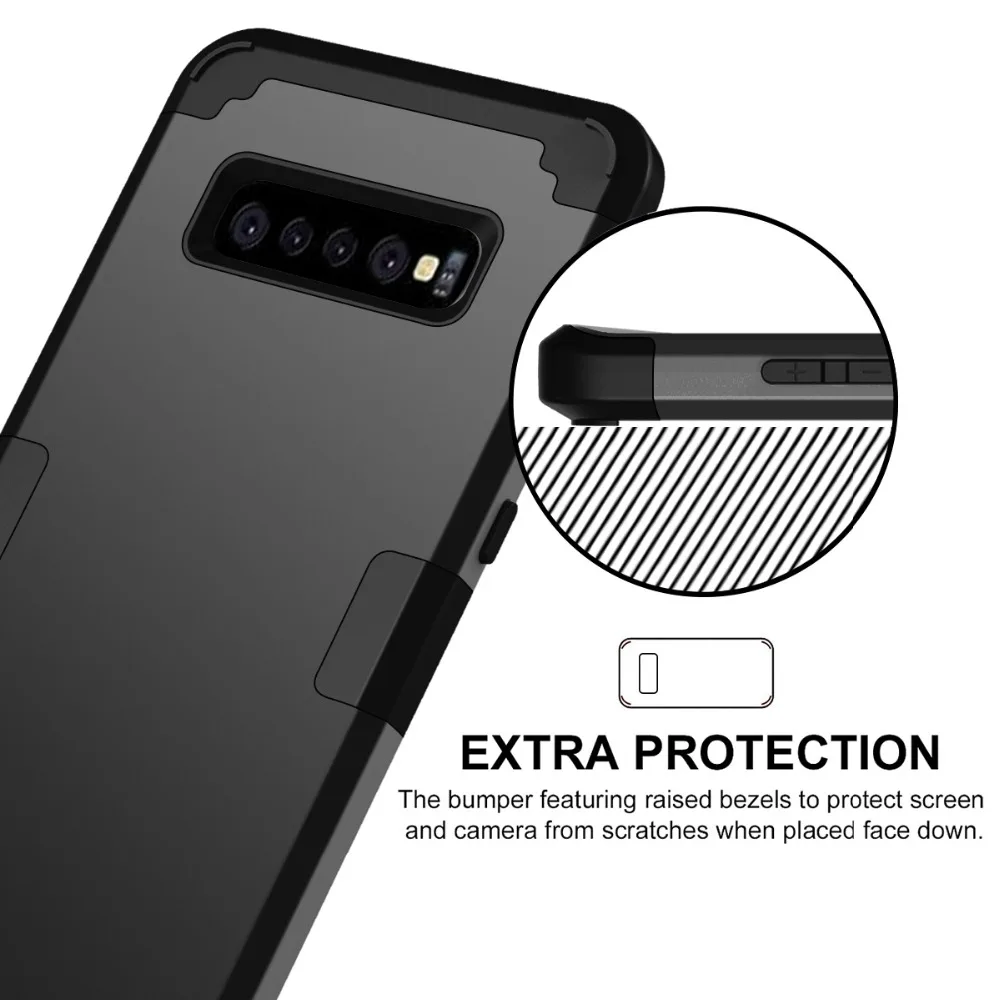 Для samsung Galaxy S10 S9 S8 Plus Note 9 Защитный чехол, LUPHIE противоударный 3 Слои Мягкий Силиконовый прочный защитный чехол Duty чехол для телефона
