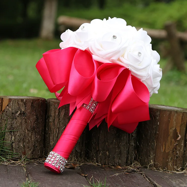 Wedding bouquets Bridal accessories supplies ornaments Flower girl Party | Дом и сад