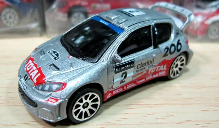 7 Высокая моделирования Renault, ≥got, toyota corolla, subaru гоночная модель, 1: 64 модели автомобилей из сплава, металлические литья, игрушечный автомобиль - Цвет: 7