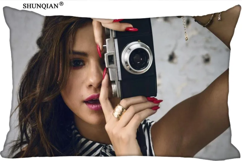 Горячая Распродажа больше размеров на заказ Наволочка Чехол Selena Gomez