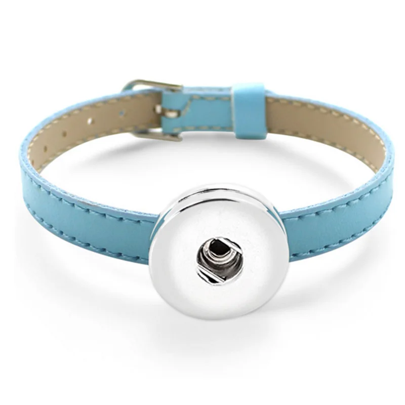 Горячая продажа хорошее качество ПУ кожаный с кнопкой браслет ювелирные изделия