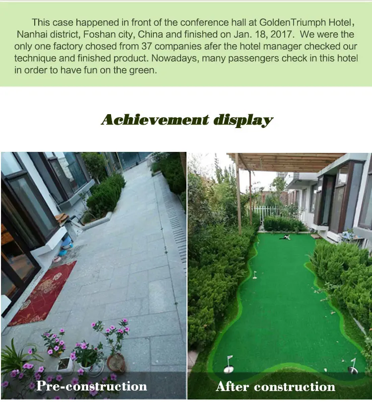 FUNGREEN 5 отверстий для гольфа, зеленый 75x300 см для тренировок в помещении и на улице, коврик для гольфа