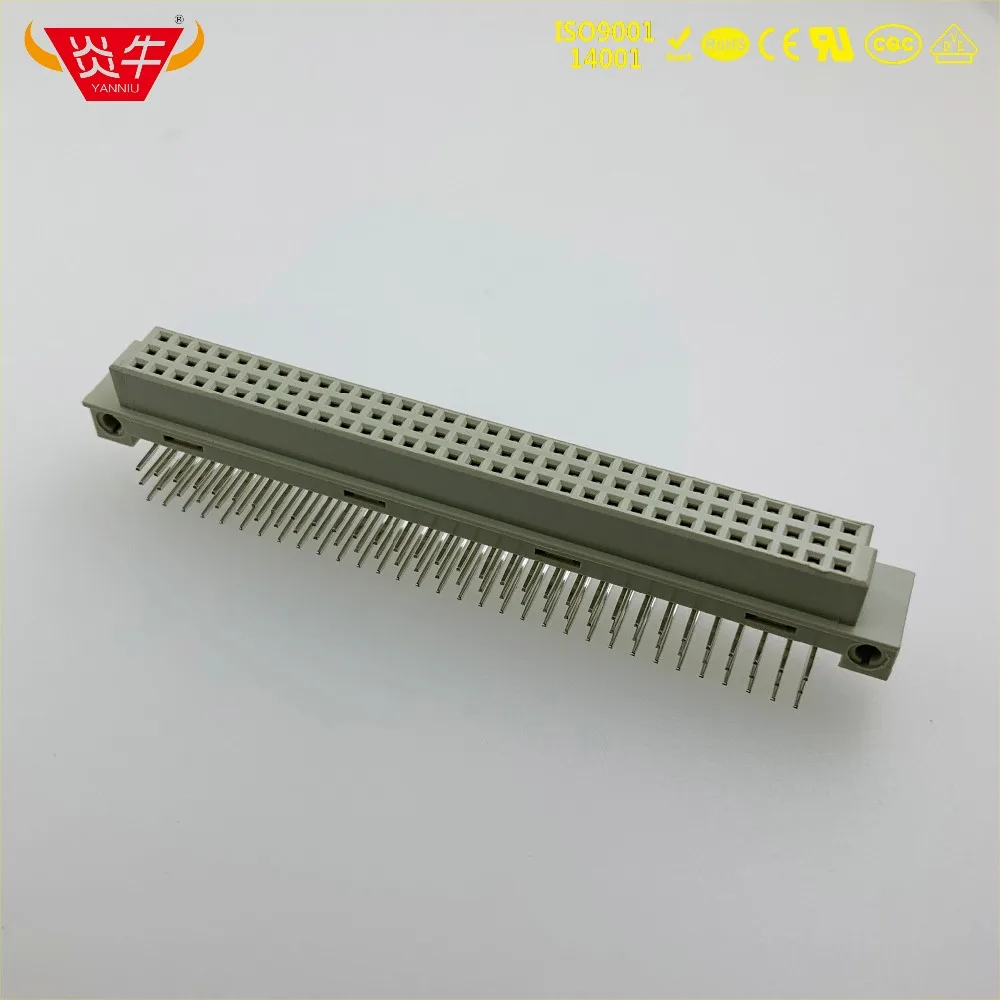50 шт. 396 DIN41612 DIN разъем 710-3100-1396-R 3*32P 96PIN женский правый Угловые булавки европейская