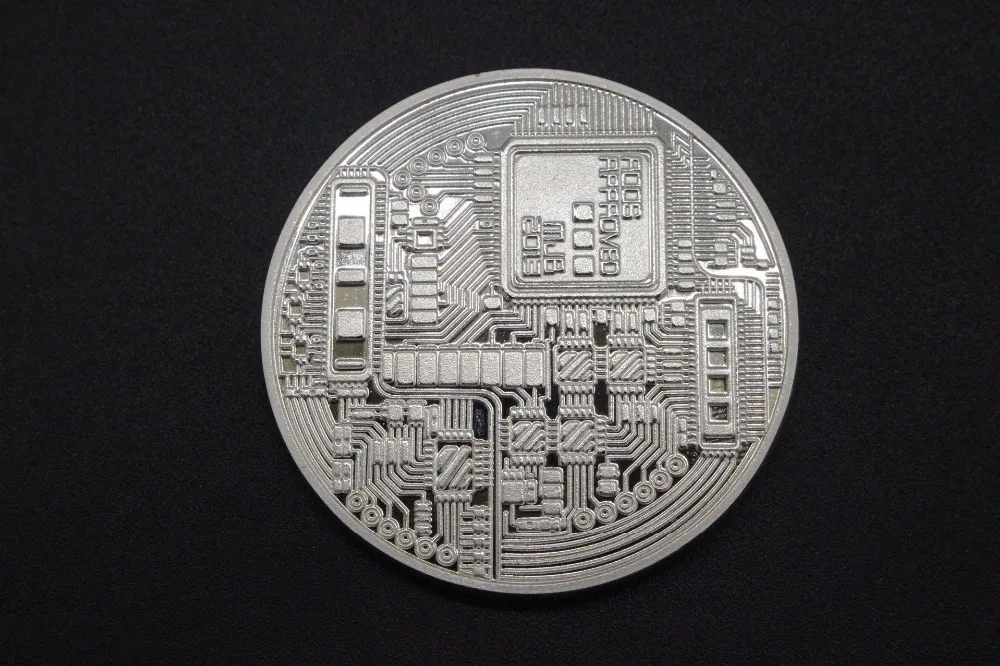 Позолоченная монета Биткоин Коллекционная искусство Коллекционирование