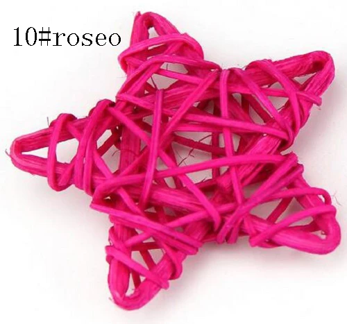 Товары для фестиваля 6 см ротанговый шар звезда лоза распыление Конфетти Для