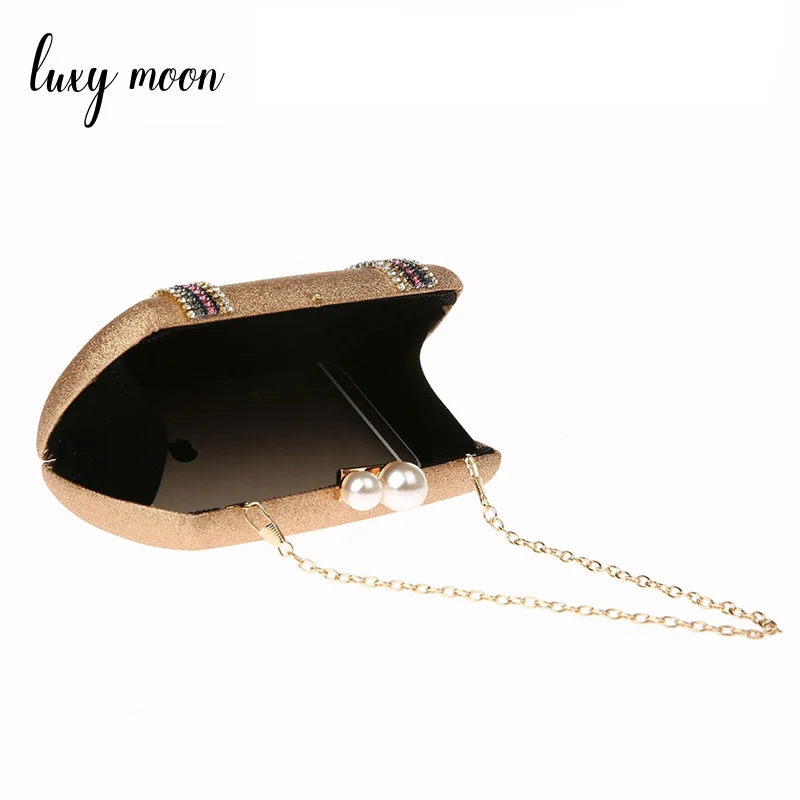 Luxy Moon женские сумки клатчи Роскошная вечерняя сумка с бриллиантами Кристальные