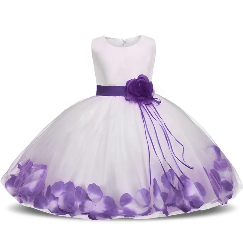 Платье на крестины для новорожденных девочек тюлевые Свадебные платья маленьких