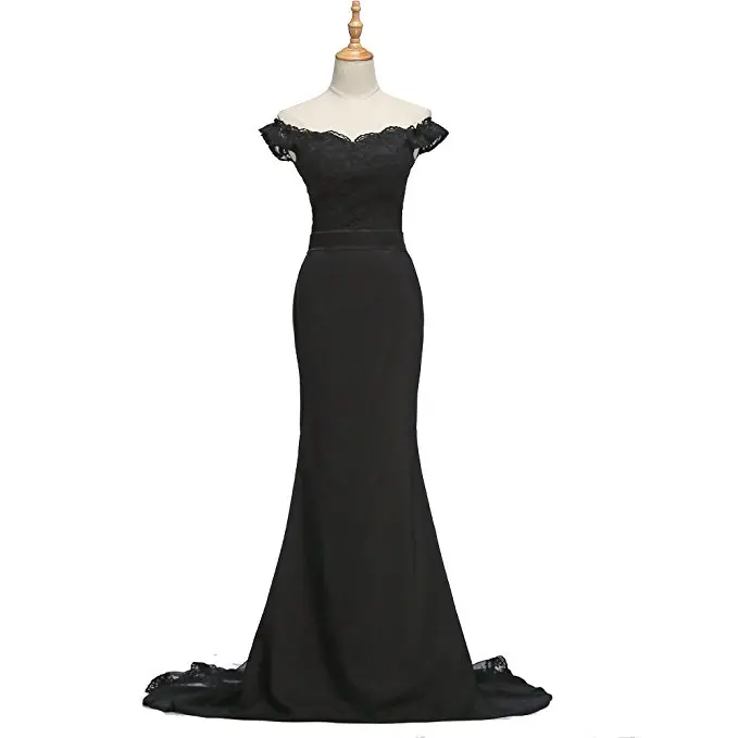 Mermaid Evening Dress Cap Sleeves Vestido de Festa Longo Cheap Bridemaid Dresses 2017 Robe Soiree Kaftan Prom Gowns | Свадьбы и