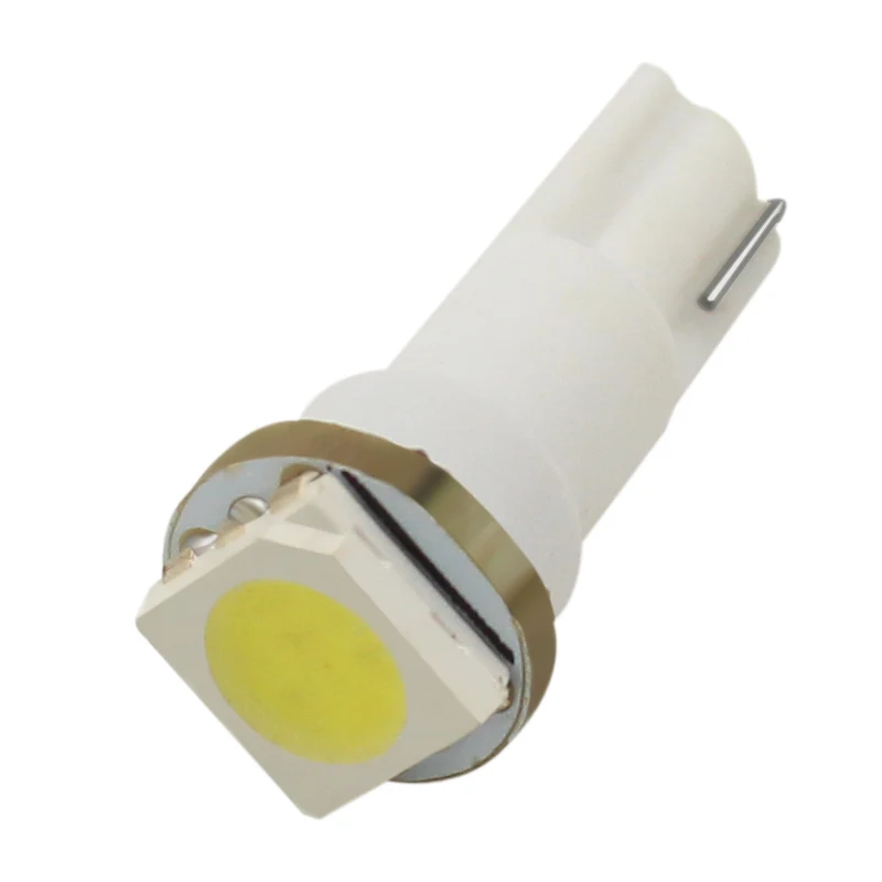 10 шт. Автомобильные светодиодные лампы T5 W3W 5050 SMD|Сигнальная лампа| |
