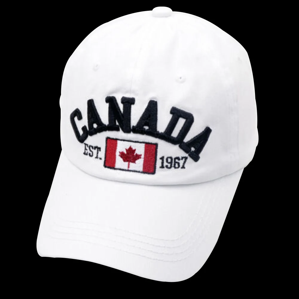 Новинка 2019 мужская бейсбольная кепка с флагом Канады Регулируемая Кепка для