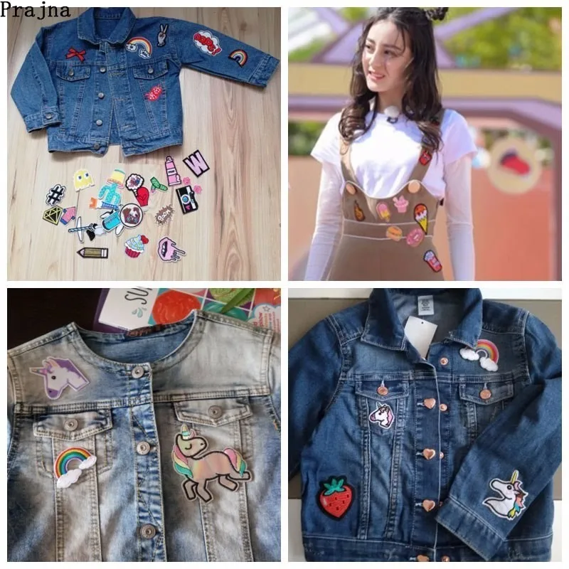 Праджня дешевые вышитые патчи утюг на горный хрусталь аппликации животных