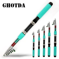 ghotda portable telescopic fishing rod mini fishing rod fishing pole 1 8m 3 6m