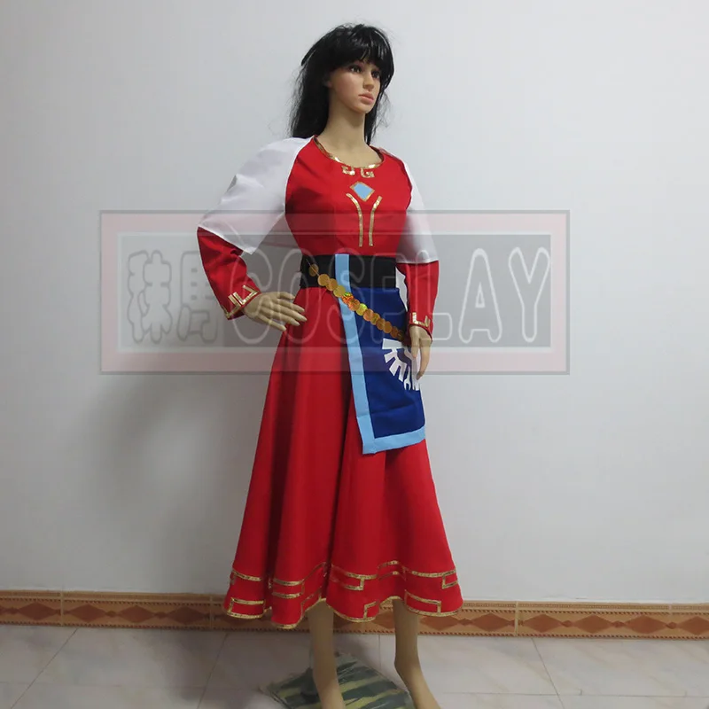 Принцесса Зельда Косплей Костюм принцессы тетра платье|dress frill|dress eventcostume party dress |