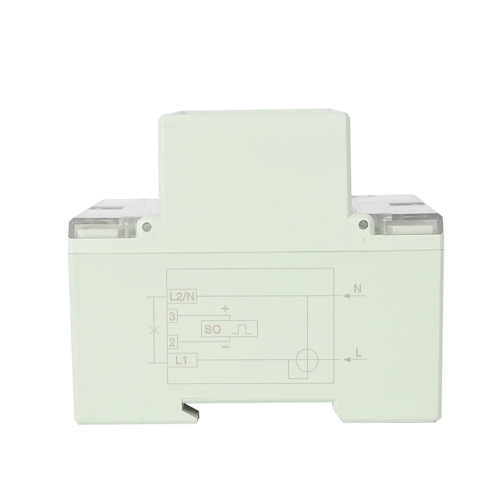 DDS546C 230V 5(100) A 50Hz 60Hz однофазный электронный счетчик энергии кВтч 4P din-рейка ваттметр измеритель мощности счетчик электроэнергии