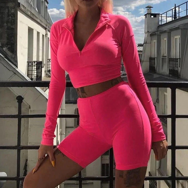Женские топы + штаны комплект фитнес сексуальные модные Спортивные укороченные