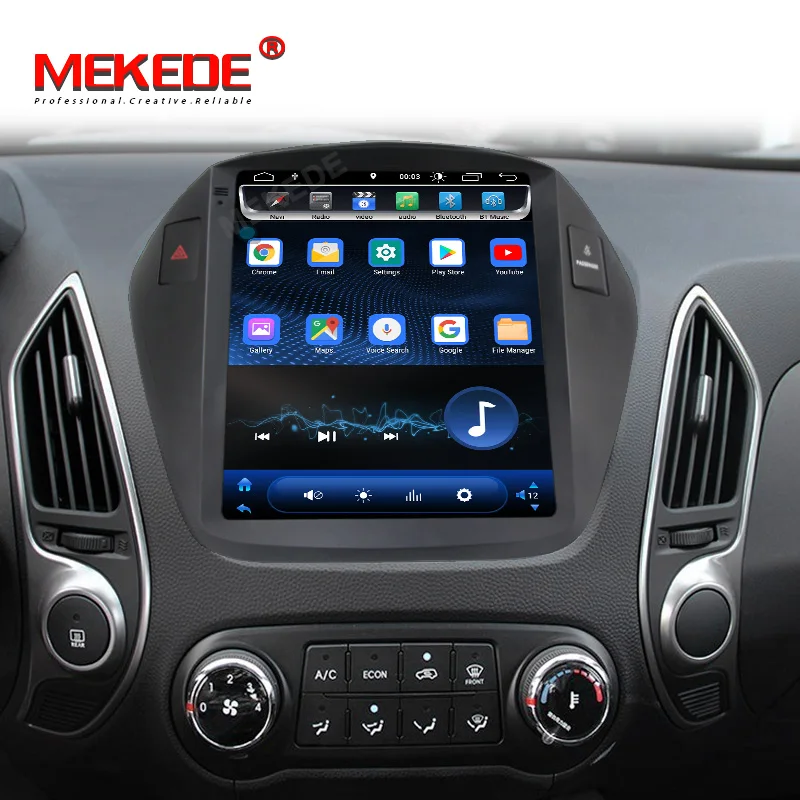 MEKEDE Tesla стиль 10 1 ''ips экран Android 8 Автомобильная dvd навигационная система аудио
