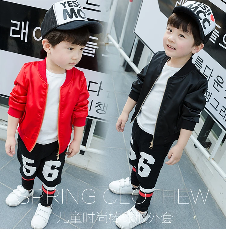 Child outerwear 2017 spring and autumn male child baseball uniform small children's clothing jacket baby cardigan female | Детская