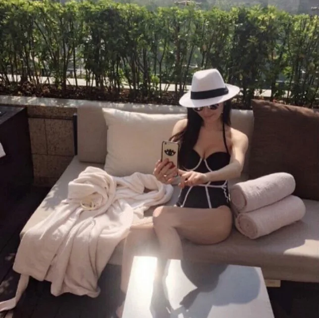 M &amp 2017 женское Ретро бикини с эффектом пуш-ап монокини купальник высокая талия