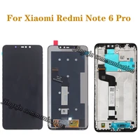 original lcd for xiaomi redmi note 6 pro lcd display touch screen digitizer assembly for redmi note 6pro repair parts with frame