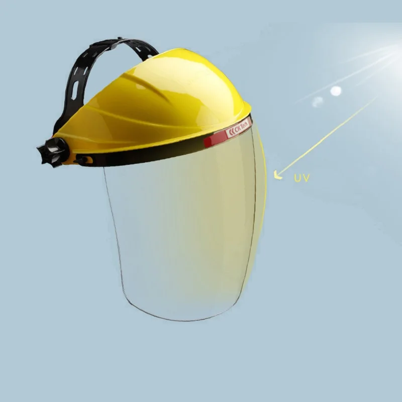 Защитная маска для резки шлема полностью защищающая лицо прозрачный