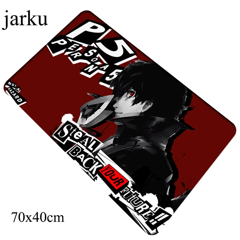 Persona 5 Коврик для мыши геймер милый 700x400x2 мм notbook коврик для мыши игровой коврик для мыши Большой объемный рисунок коврик для мыши стол для компьютера коврик для мыши