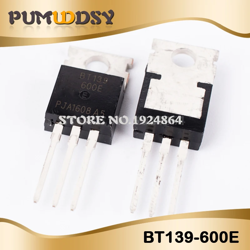 10 шт. BT136-600E BT137-600E BT138-600E BT139-600E BT136-800E BT137-800E BT138-800E BT139-800E-220 BT136 BT137 BT138 BT139 IC - Цвет: BT139-600E